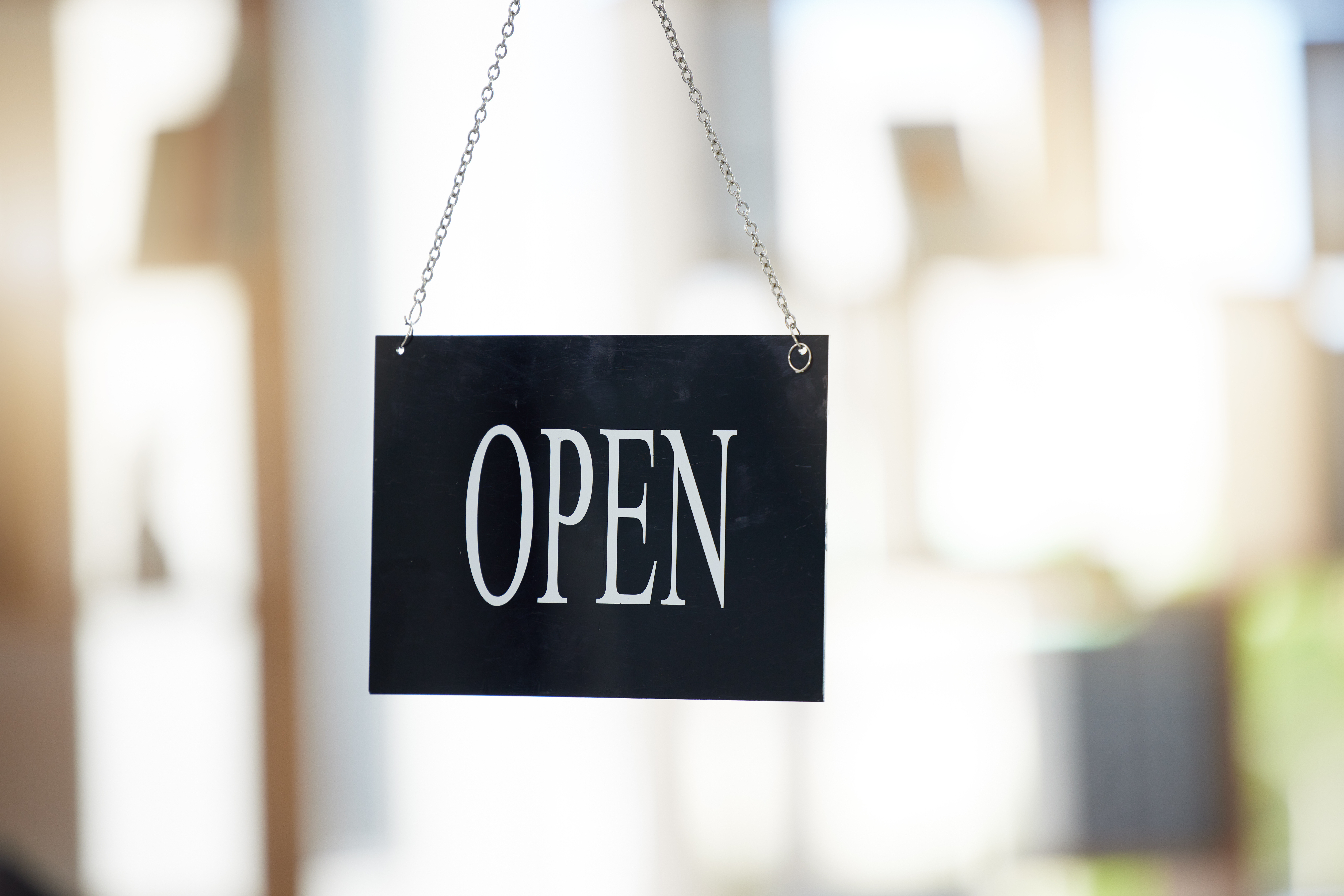 Open sign